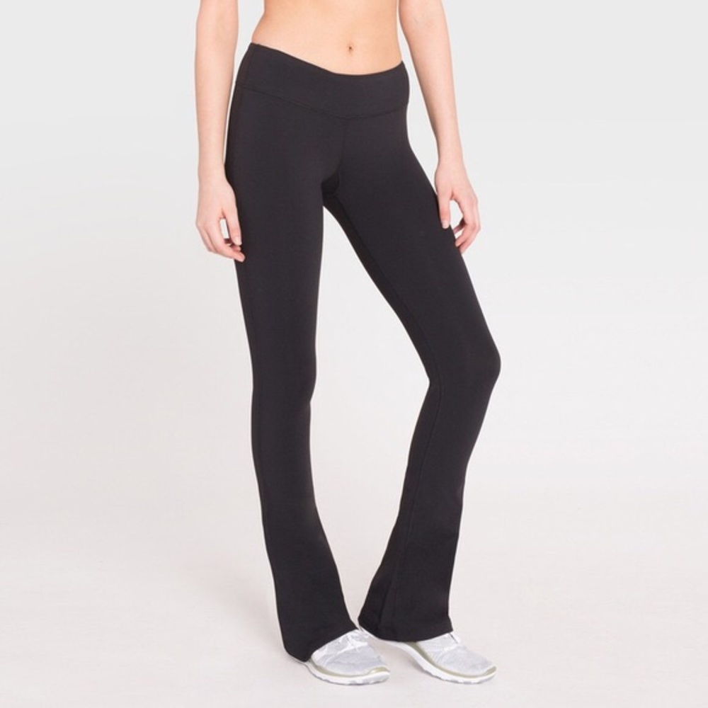 SPLITS59 Black Raquel Flared Tight Regular Length
